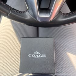 Coach Boyfriend Women’s Rose Gold Watch w/ Crystal Bezel