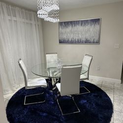 Juego De Sala Y Comedor Incluye Alfombra Cuadros Mesa De Dentro Todo Es Incluido 