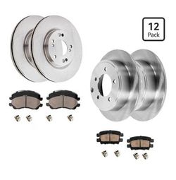 Front and Rear Brake Rotors Dodge Jeep Chrysler