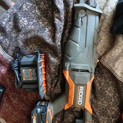 Ridgid Saws-all W/Batt./Charger