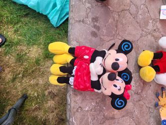 Mickey and Minnie Mouse Plush Toy Set