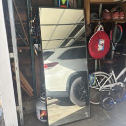 West Elm Metal Frame Floor Mirror