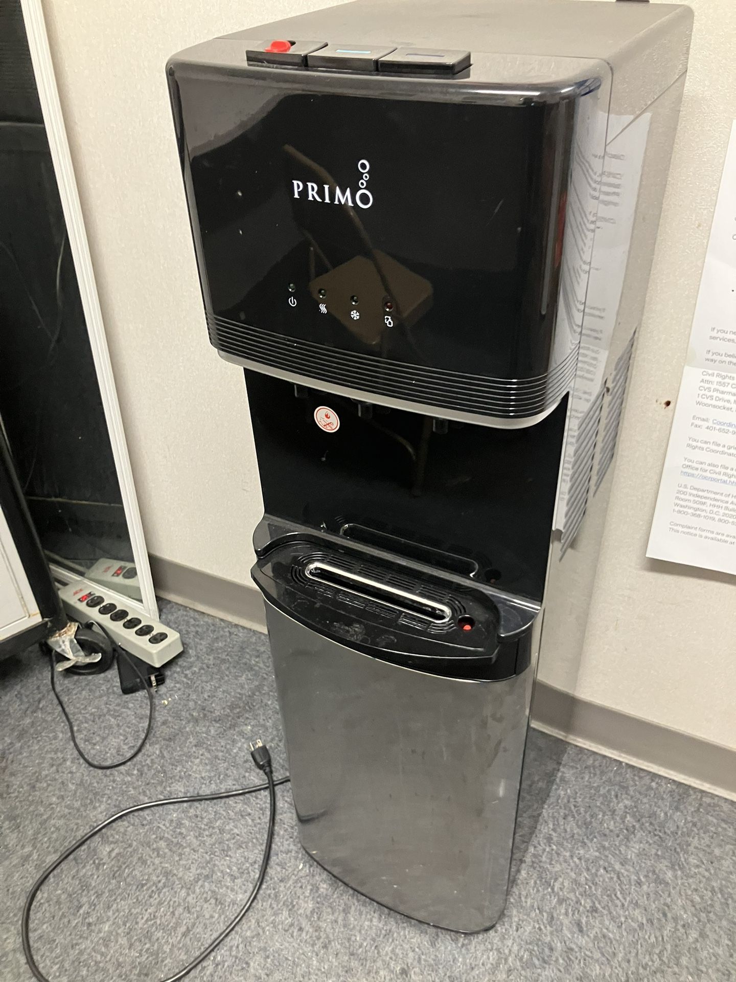 Primo Water Machine 3 Settings