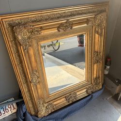 High Quality Mirror, 4.5 Feet Wide Approximately 