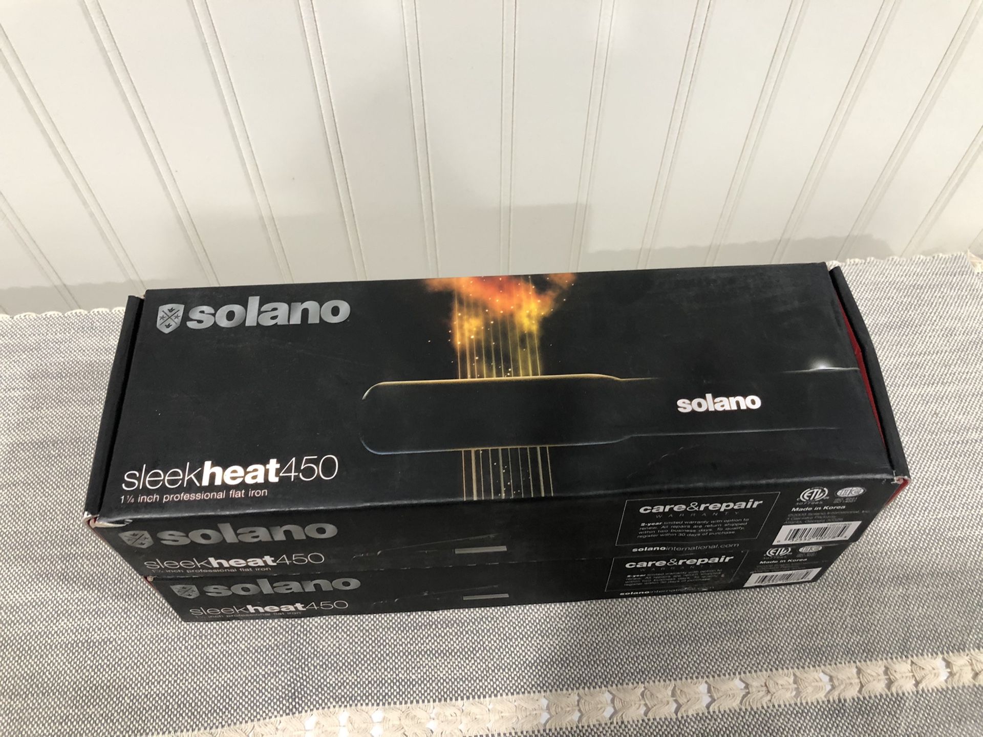 New Solano 1 1/4 flat iron
