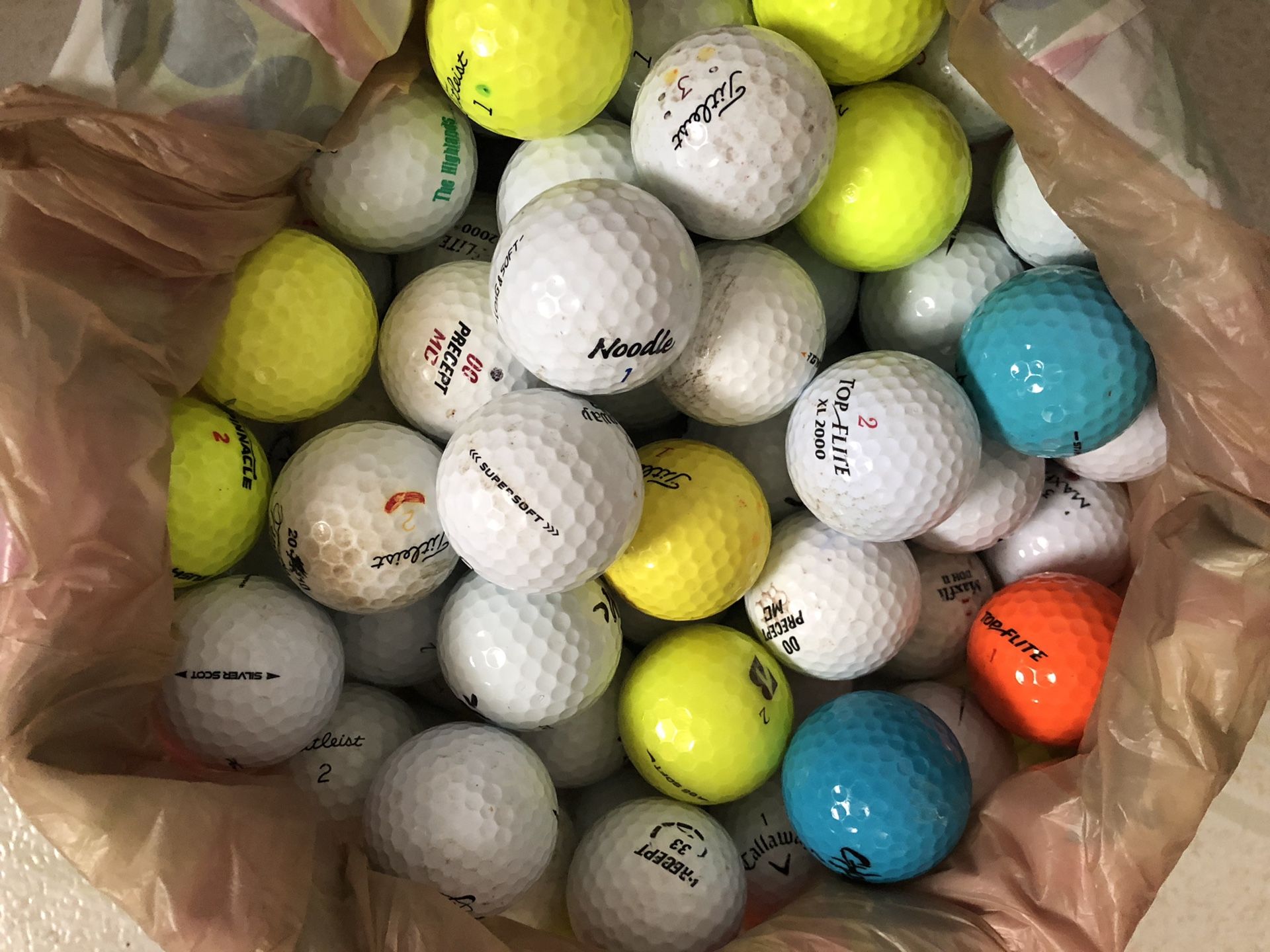 Used Golf Balls