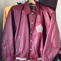 Averix Pro Sports  Leather Varisity Jacket Size L