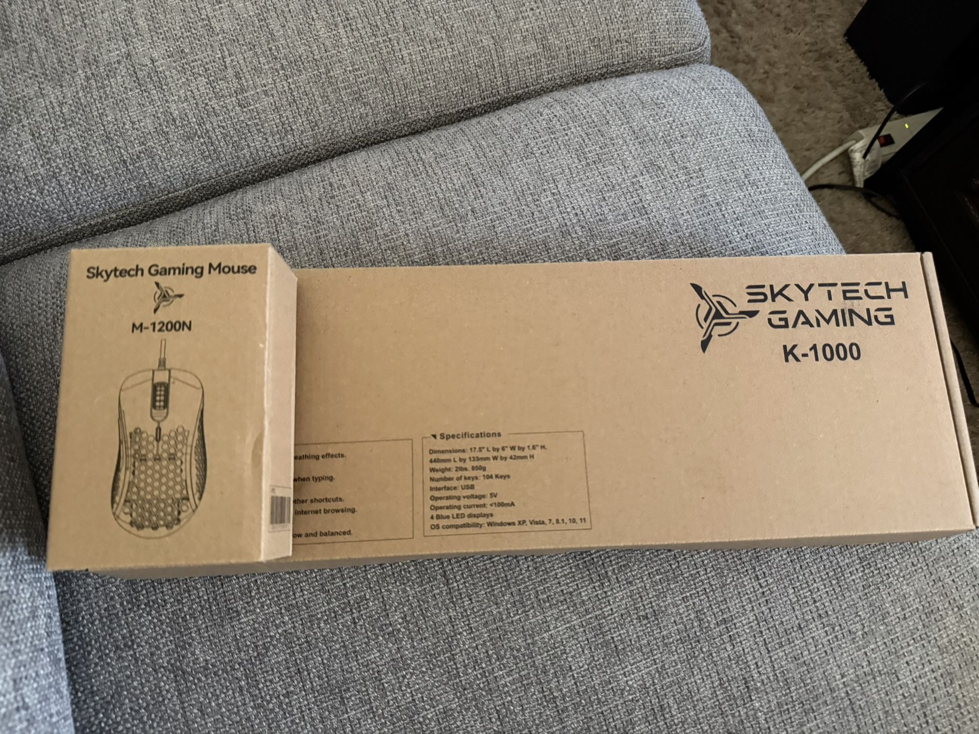 Gaming Mouse And Gaming Keyboard By Sky Tech