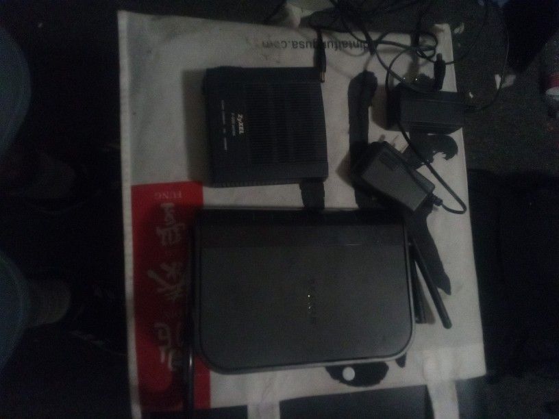 Zyxel Modem And Belkin Router