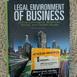 Legal Environment of Business Textbook 