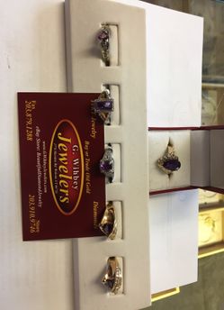 14 Kt gold,diamond,& amethyst