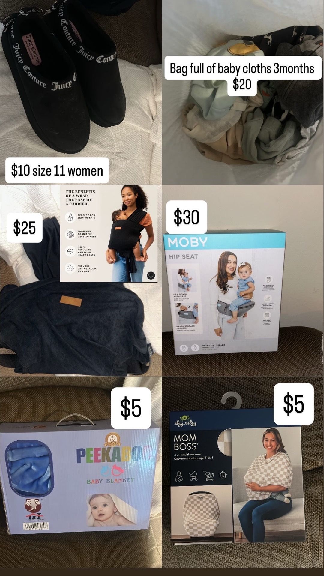 Clothing/ baby accessories
