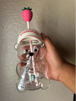 Pink bear barista