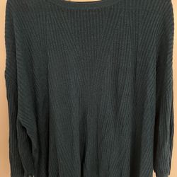 AVA & VIV dark green sweater