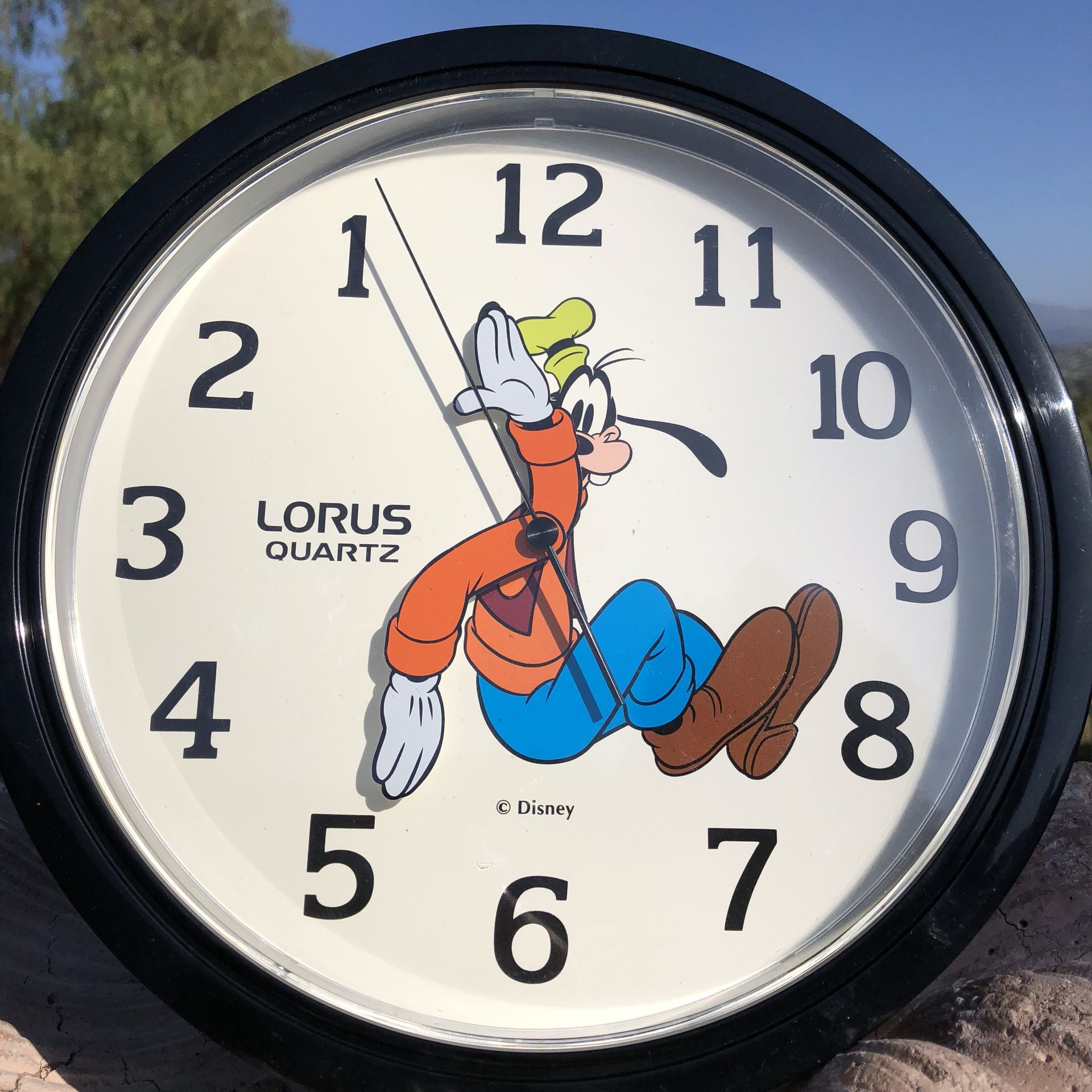 Walt Disney Lorus Quartz Goofy Clock