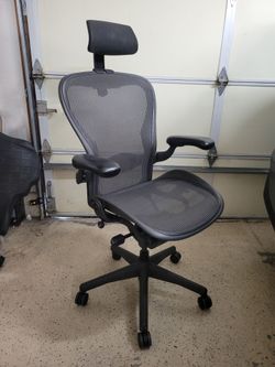 Rare Herman Miller Aeron Size C Computer Desk Ergonomic Task Office Chair!