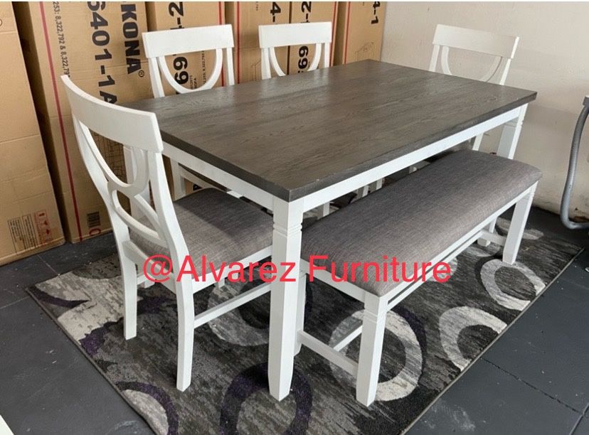 Dining Table Set With Bench