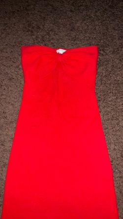 Red Strapless Honey Punch