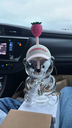 Starbucks strawberry bear cup (negotiable)