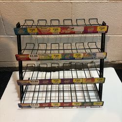 Metal 3 Tier 5 Hour Energy Countertop Display Shelf