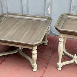 Pier 1 Coffee And Matching End Table