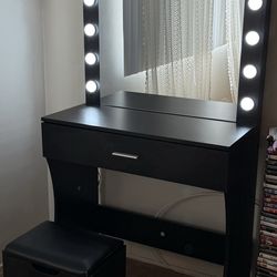 Light up vanity