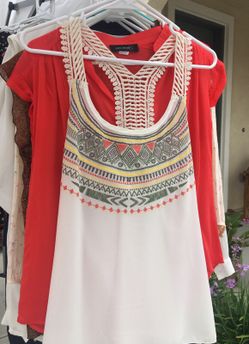Medium and large size misses blouses