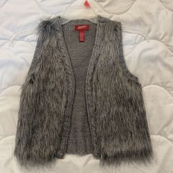 Arizona Jean Co Faux Fur Vest - Girls