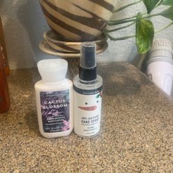 Bundle - Bath & Body Antibacterial Spray And Lotion 