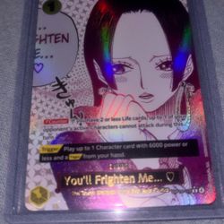 You'll Frighten Me... (Alternate Art) - The Azure Sea's Seven (OP14)