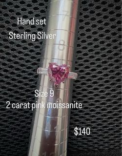 Hand Set Moissanite Ring