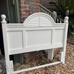 Two Adjustable Full/queen Headboards With Bed Frames 