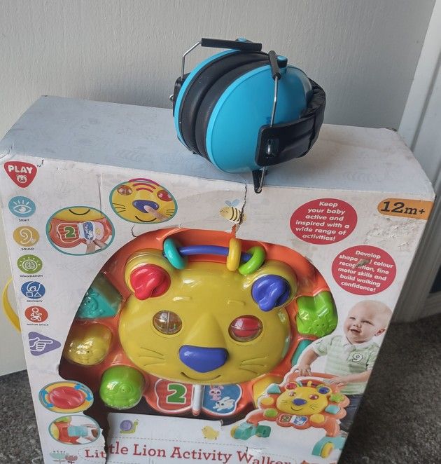 Toddler Activity Walker And Ear Muffs 