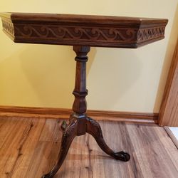 Refurbished Antique Wood Table