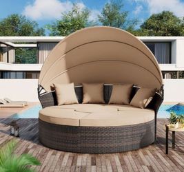 Patio bed outdoor bed canopy bed brand new patio furniture set 🆕🚎☑️🆕