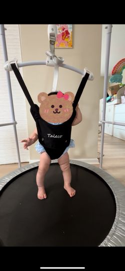 Baby Jumper With Trampoline Set