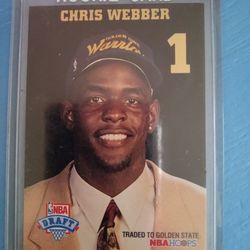 Basketball Card Chris Webber Good Condition $65.00