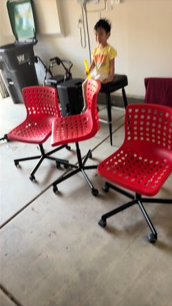 3 Office Chairs for $25