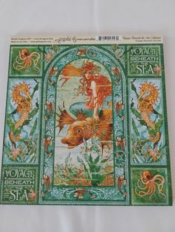 Graphic 45 - Voyage Beneath The Sea,  Card Kit 