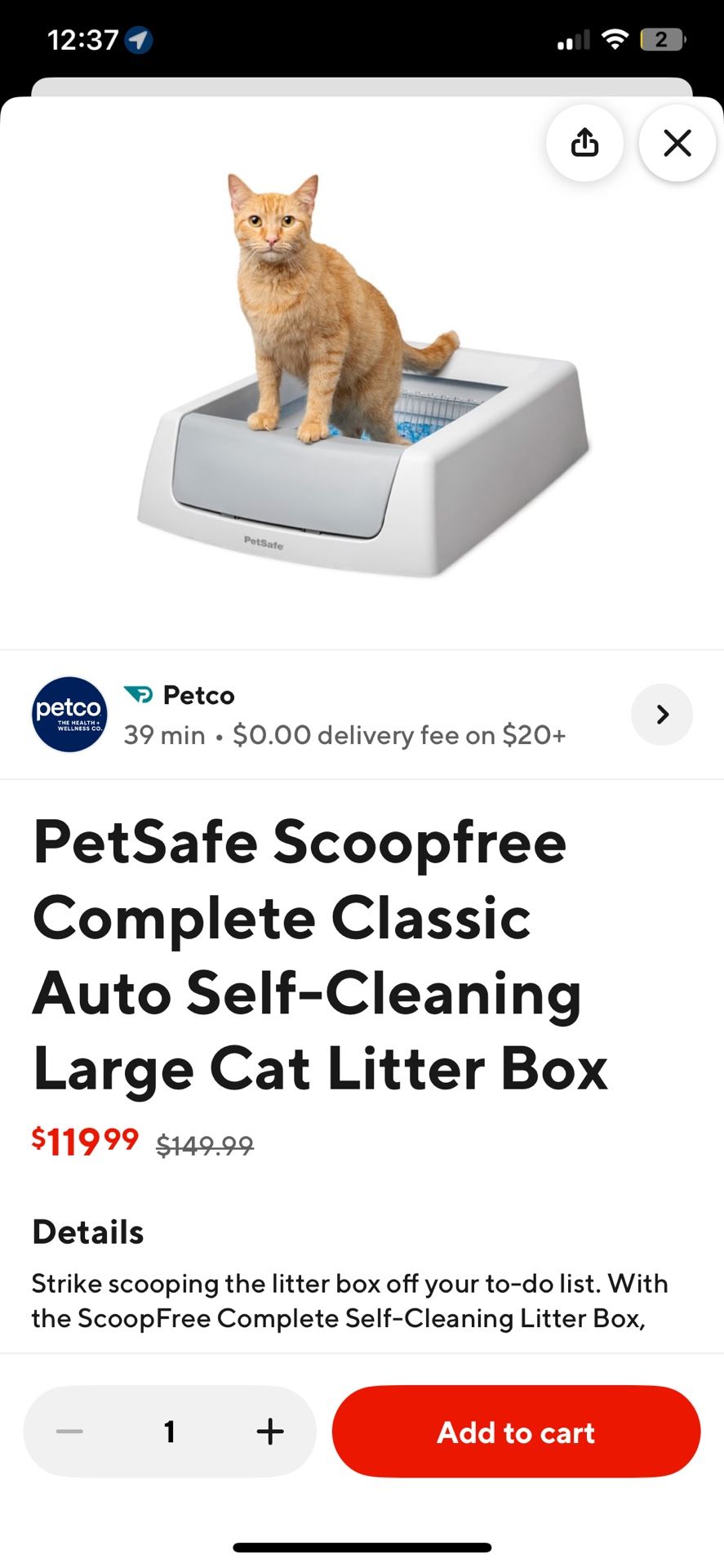 Self Cleaning Litter Box