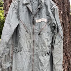 Vintage 50's USAF K-2B Very Light Flying Suit Coveralls Air Force
