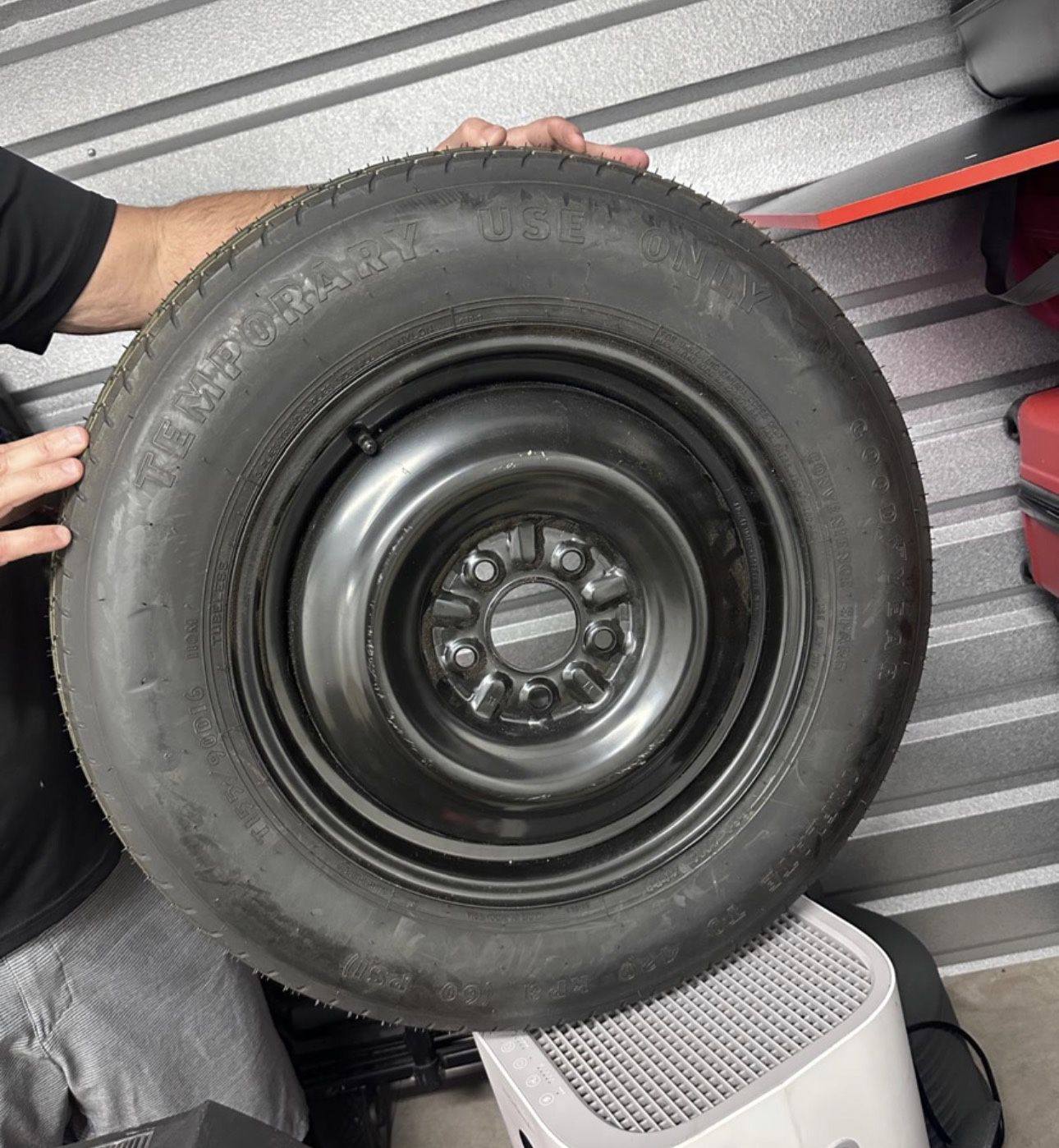 2003-2020 Outlander Temporary Spare Tire Donut Wheel Goodyear T155/90D16