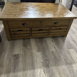 Coffee Table With Folding Top