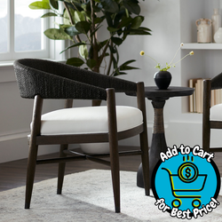 Palecek Gordon Occasional Chair - Charcoal Set of 2