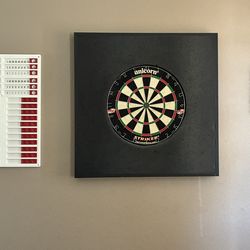 Unicorn Striker Dart Board And Accessories