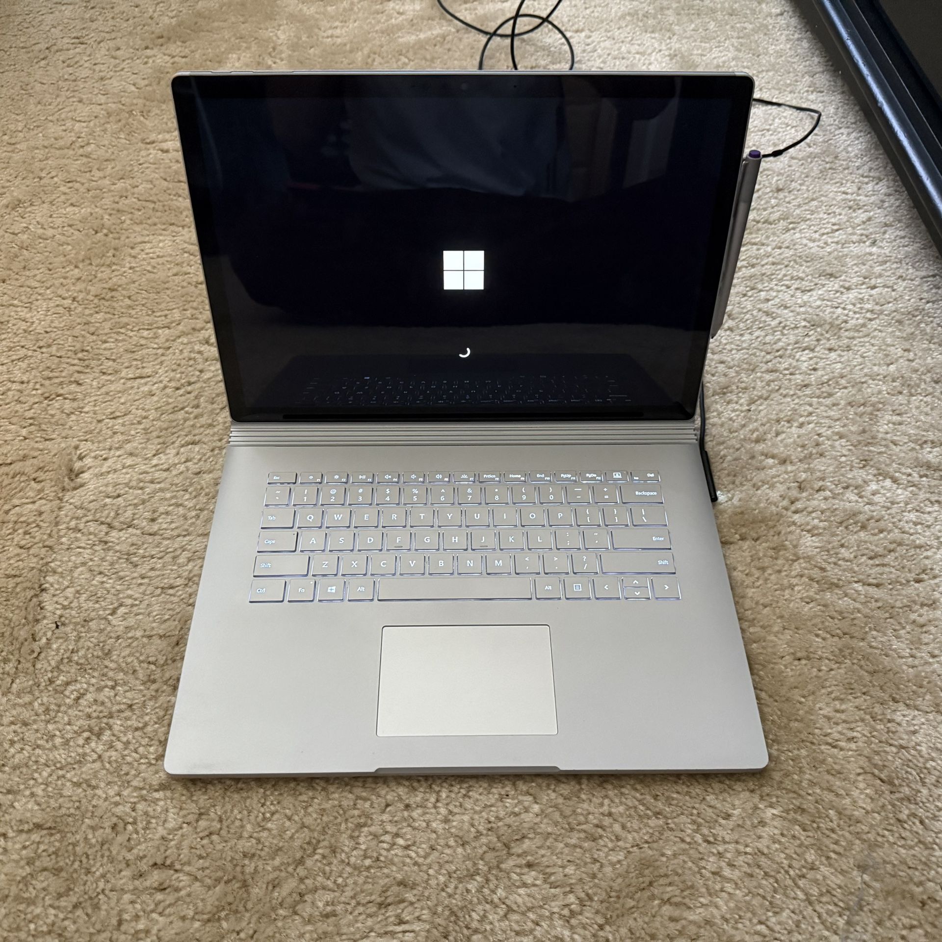 Surface Book 2nd Gen With Stylus And Charger