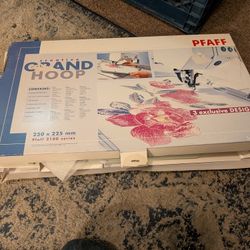 New Pfaff Creative Grand Hoop For Embroidery