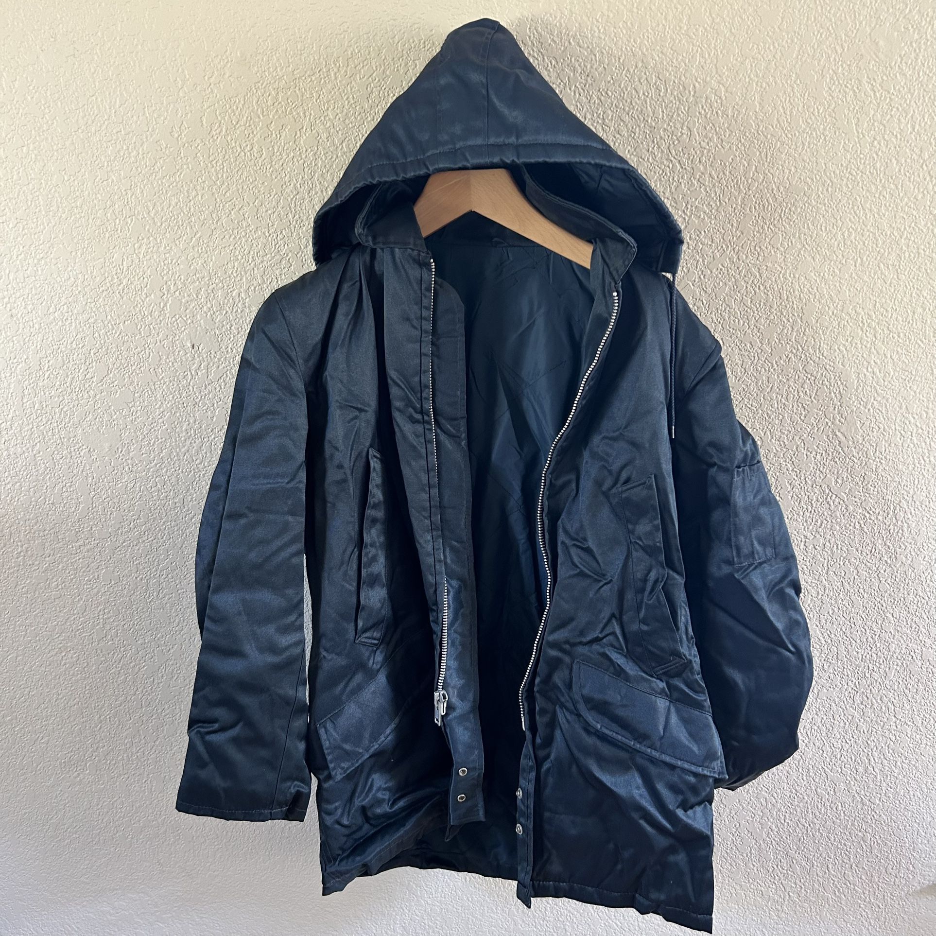 Vintage Navy Parka Jacket XL