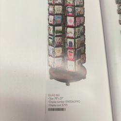 Multiple Revolving Card Rack. New Condition.