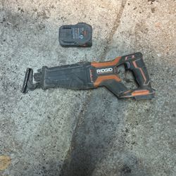 Rigid Saw all With Battery No Charger